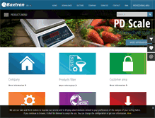 Tablet Screenshot of baxtran.com